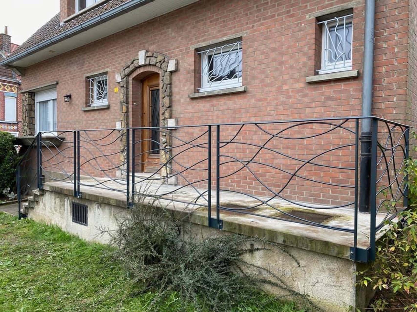Garde-corps metallique sur mesure (2)